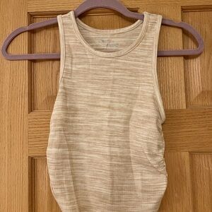 Aerie Beige Ribbed Tank Top